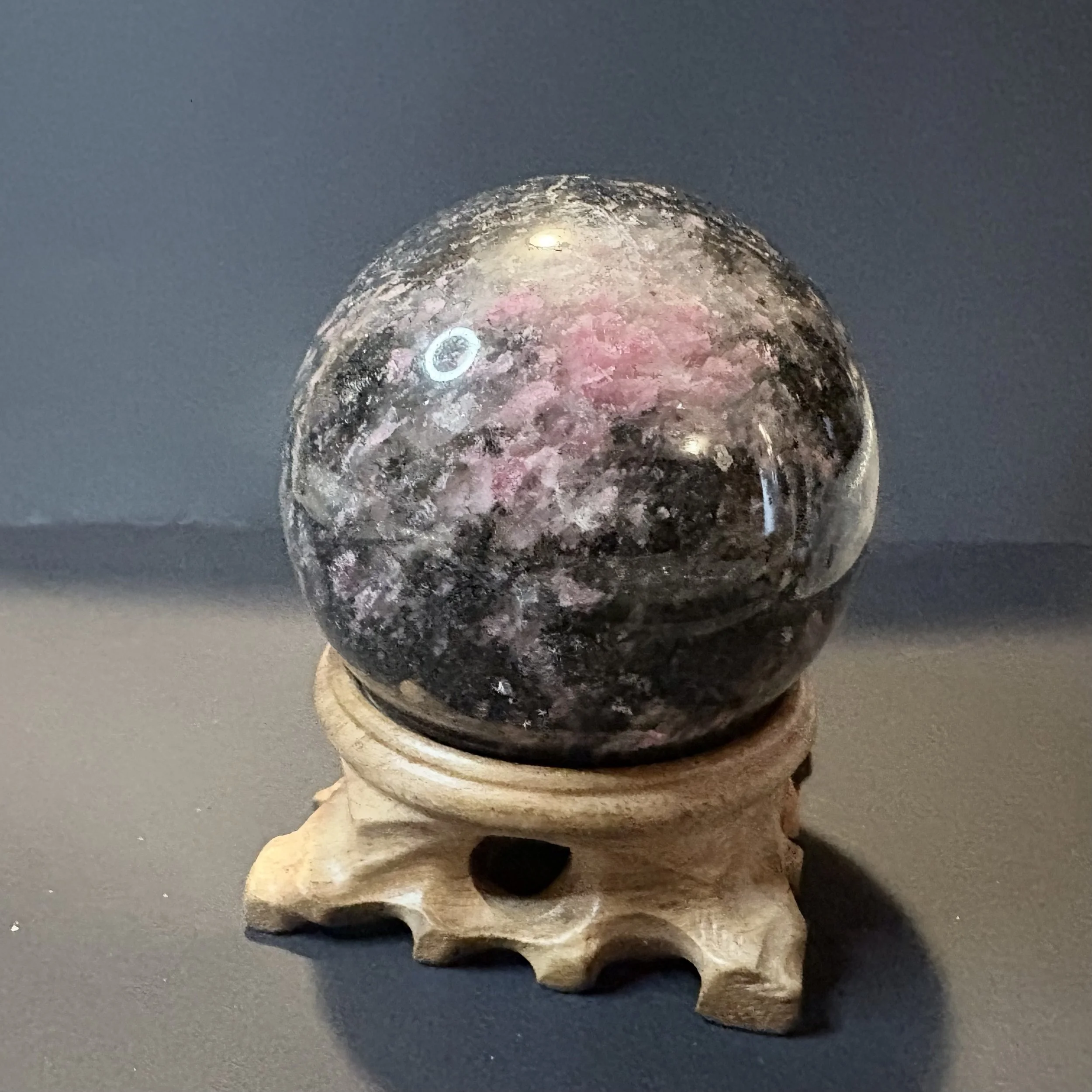 Rhodonite Sphere