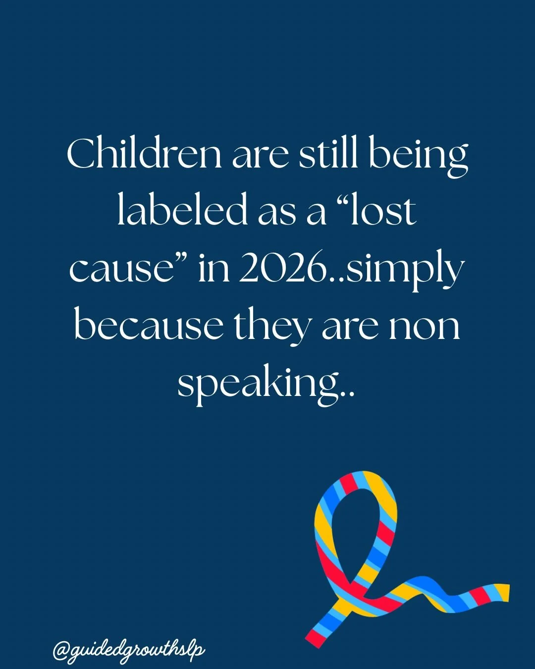 This post by @spinningworldofautism highlights something families have been saying for years:

Children are being denied support not because they don&rsquo;t need it&mdash;but because systems aren&rsquo;t equipped to provide it.

In some cases, profe