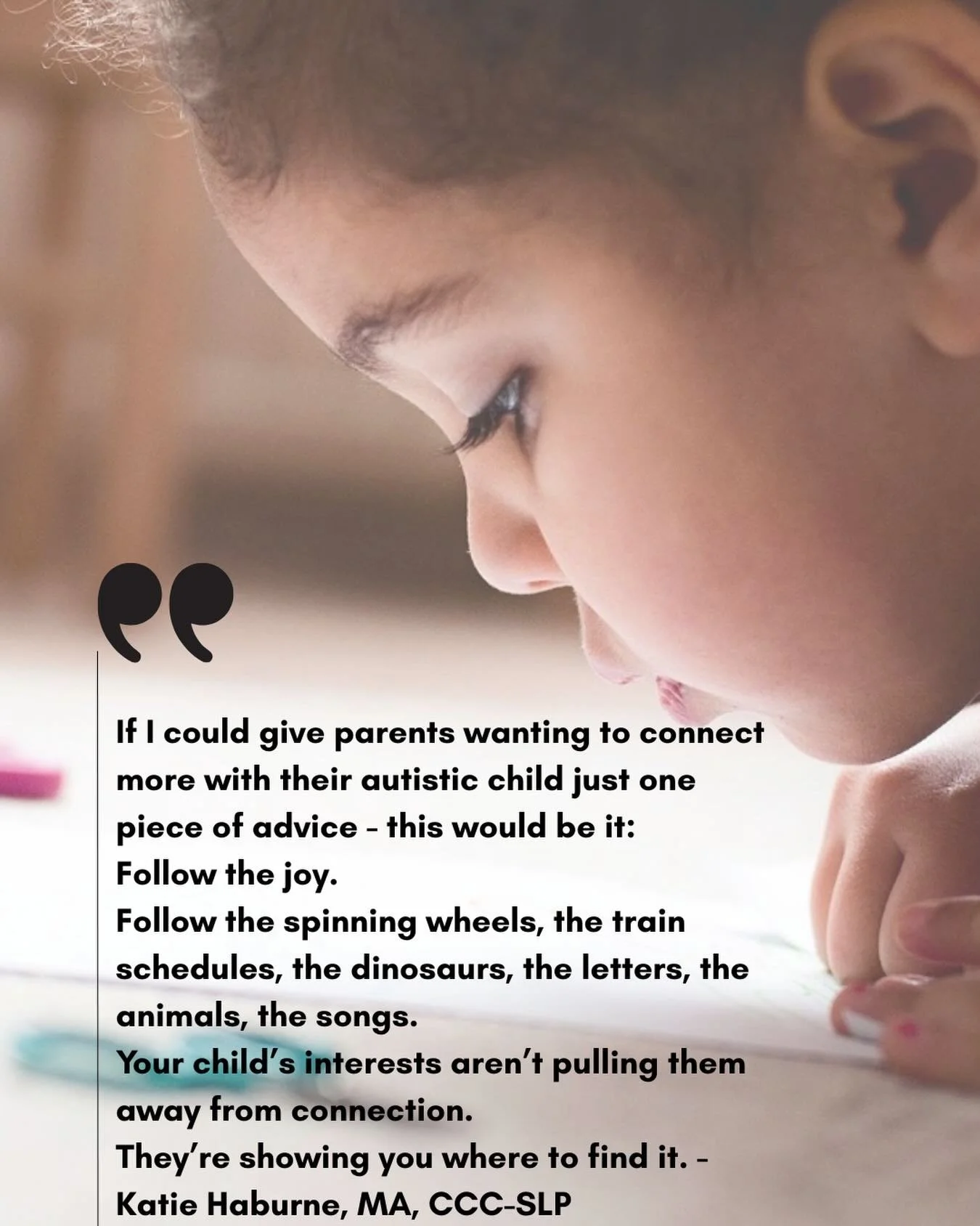 As an SLP, one of the most important things I&rsquo;ve learned is that connection doesn&rsquo;t usually begin when we direct a child to our agenda.

It begins when we become curious about theirs.

When we sit on the floor.

When we notice what they&r