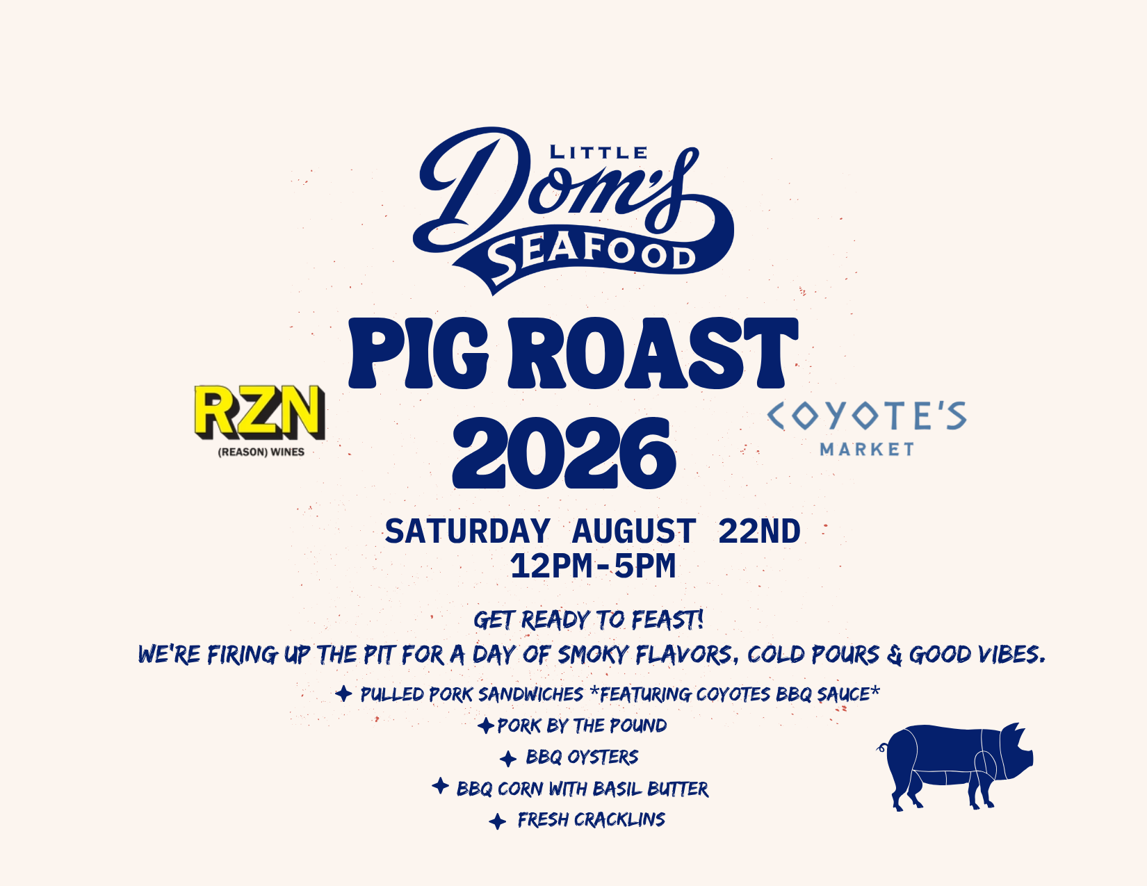 PARTY HOPPING - SUMMER SATURDAYS PLUS LDS PIG ROAST!