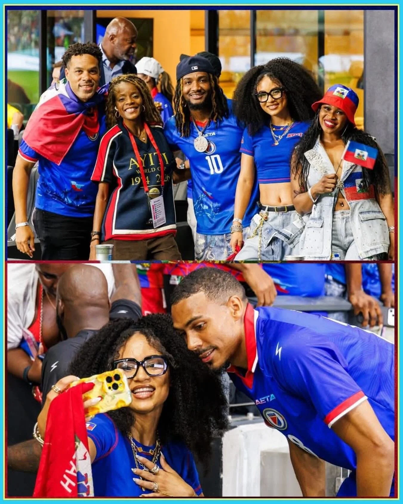 The players represent Haiti on the field, but millions of hearts play with them every minute. 🇭🇹❤️ From the streets of Port-au-Prince to Haitians around the world, we stand united behind our Grenadiers. The dream is alive. KALE YO! 🔥⚽ #Haiti #Gren