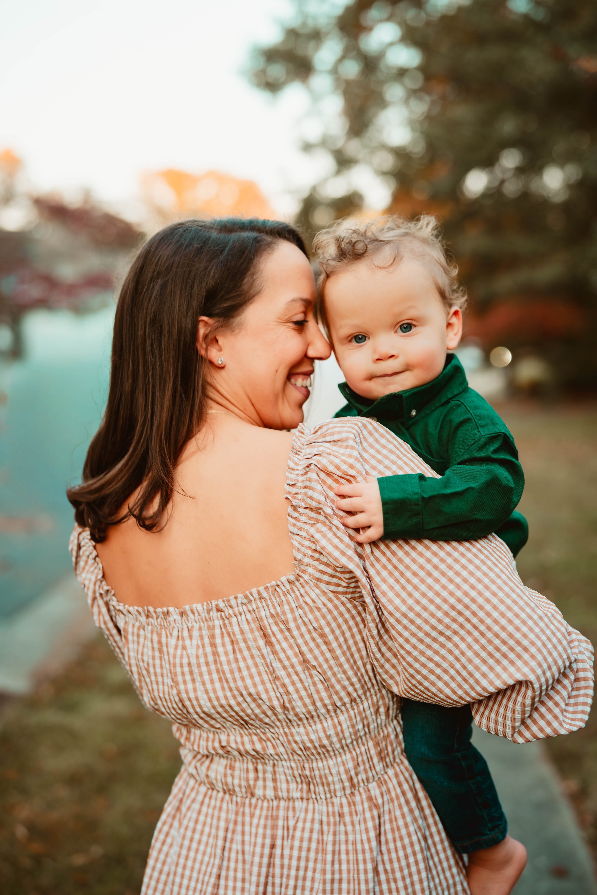 Mom and Children's Portrait Photography in Charlotte and surrounding areas. Fall Family Photography in Charlotte
