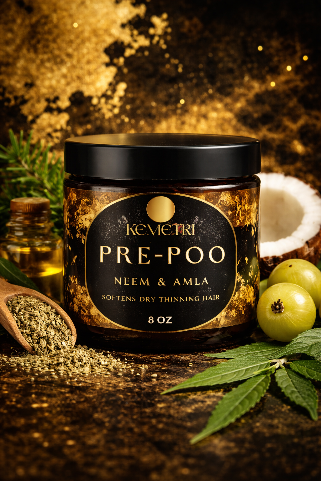 KEMETRI Pre-Poo Neem & Amla Treatment