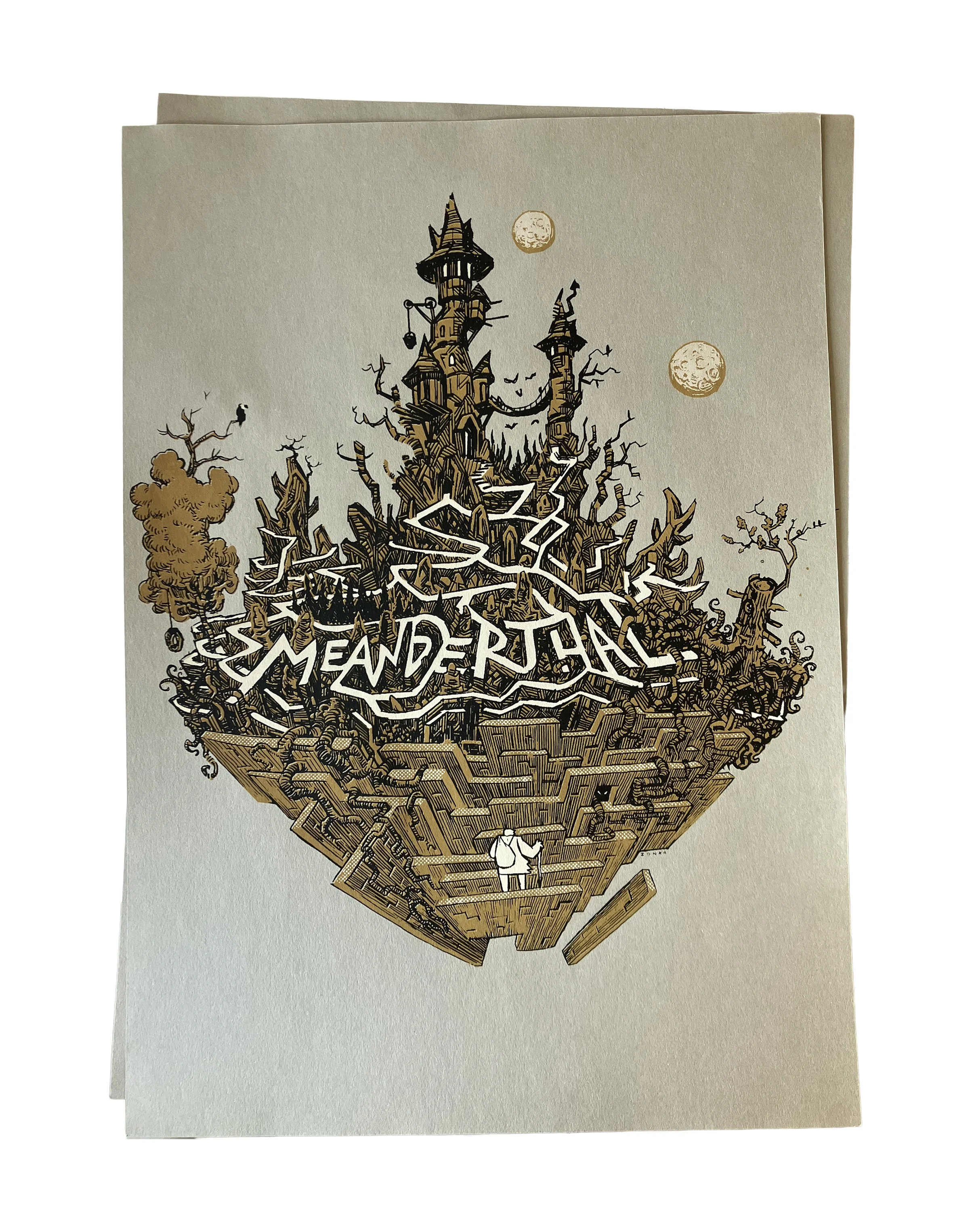 Meanderthal  (Limited edition Screen print)