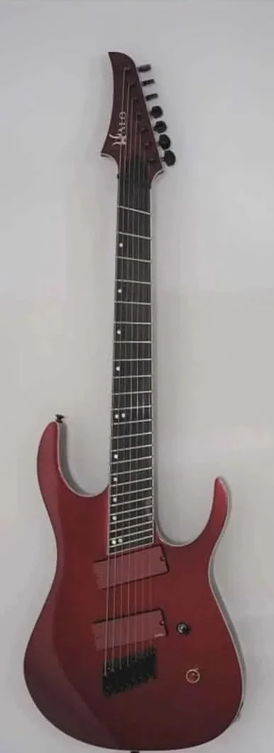 Halo Guitars - 7 string prototype for the Artemisia Sonny Lombardozzi signature