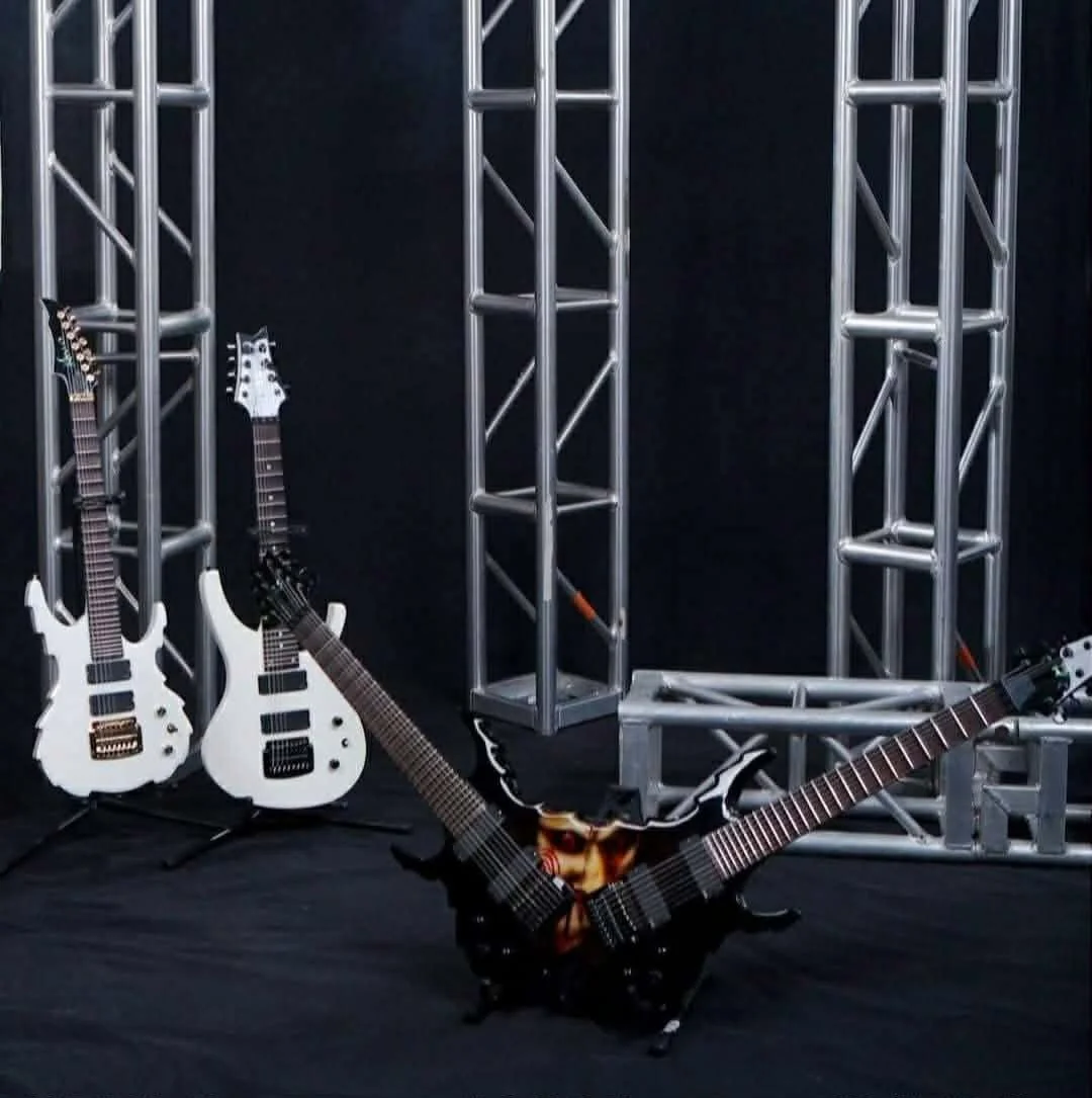 The Saw - Double 8 String Guitar - Built for the motion picture Saw 7