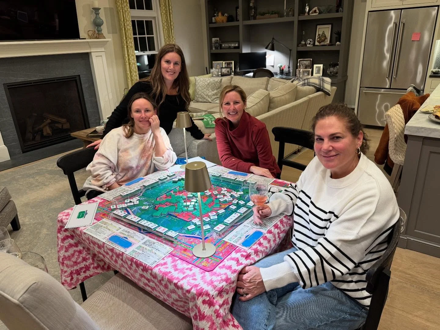 Another amazing lesson with this awesome group of moms! Thank you to @jen_brennan11 for hosting in your beautiful home and congratulations on your two big Mahjong wins!! 🀄️❤️

Congratulations also to @lisambecker and Christina on your winning hands!