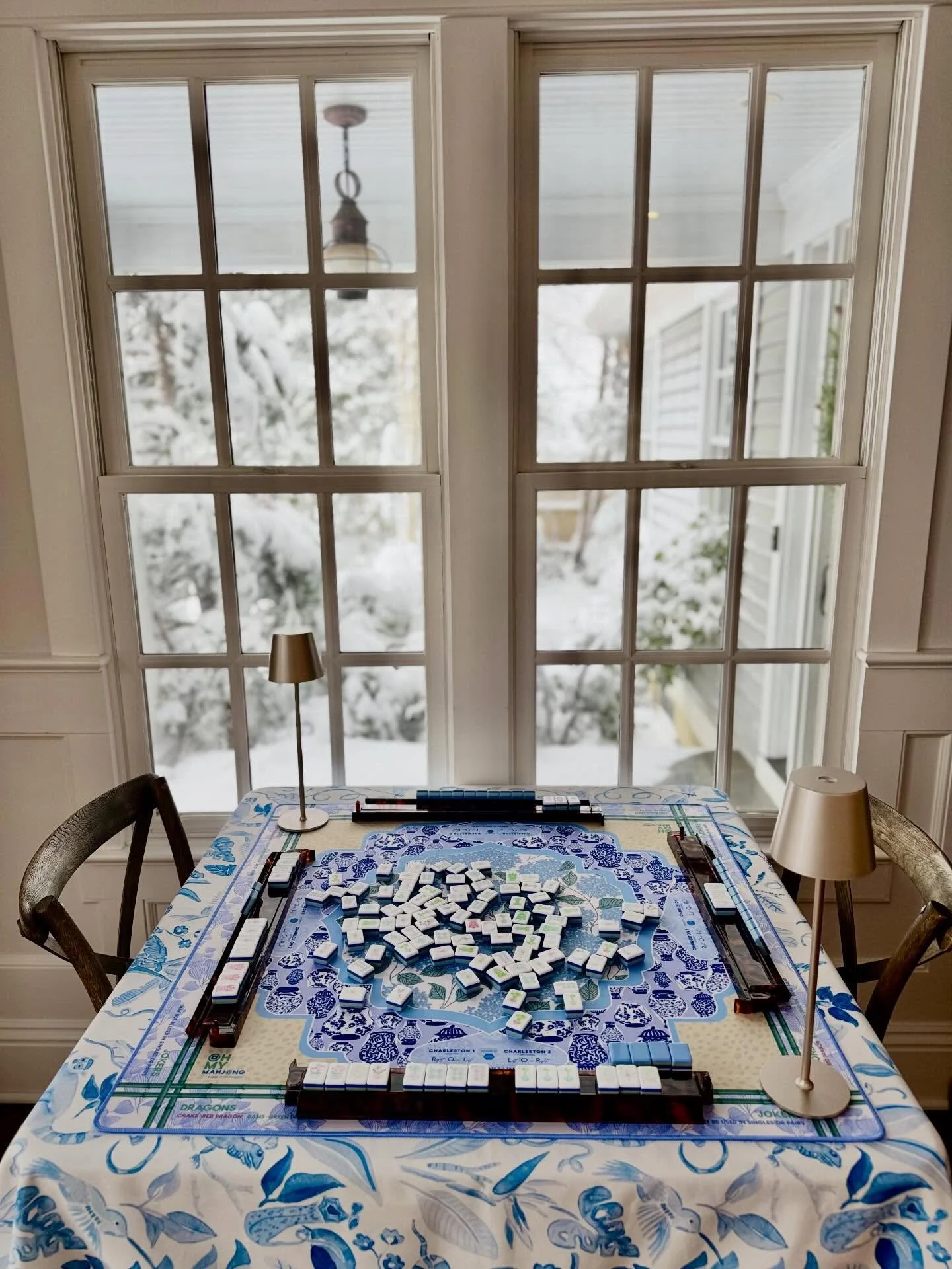 Snowed in and playing Mahj? Snowed in and wish you could be playing Mahj? 

We just opened several new Mahj 101 &amp; Mahj 102 lessons and several additional spots in our Tuesday and Thursday Mahj Clubs, which are our open/guided play sessions (midda
