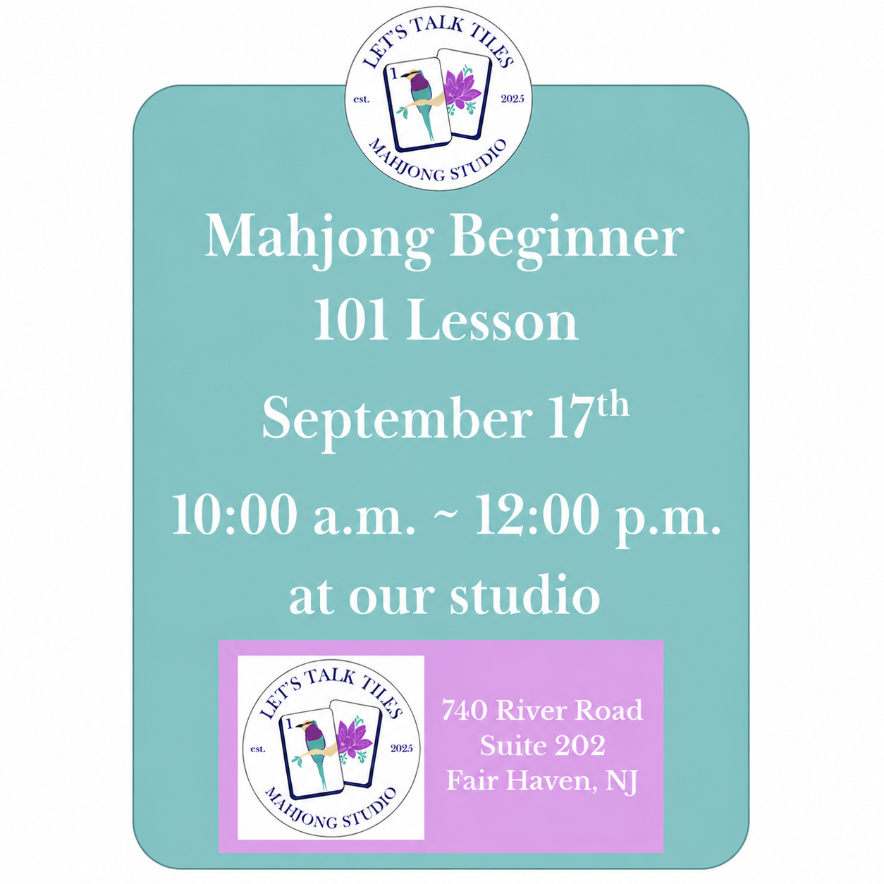 Beginner 101 Lesson - September 17th Morning
