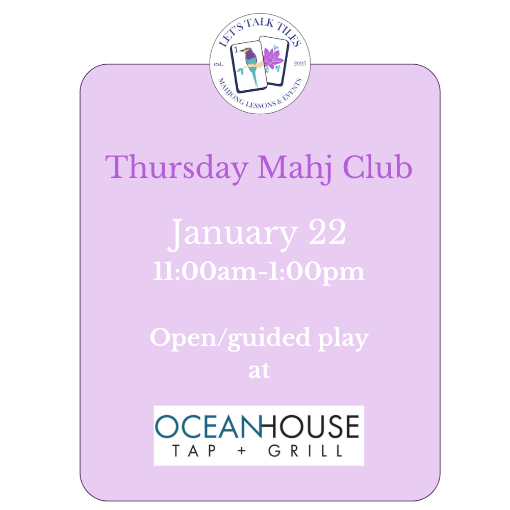 Thursday Mahj Club - January 22