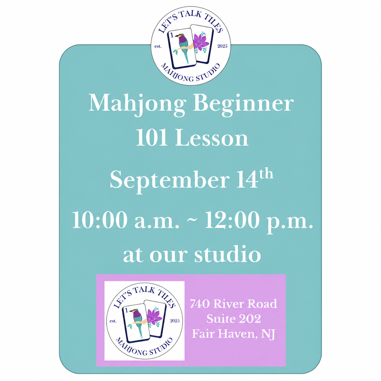 Beginner 101 Lesson - September 14th Morning