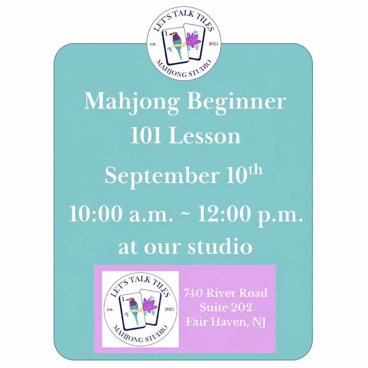 Beginner 101 Lesson - September 10th Morning SOLD OUT