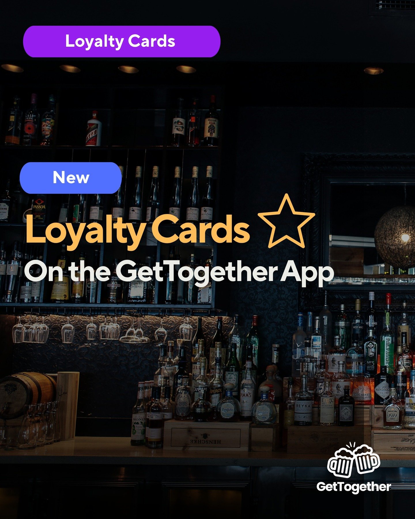 Introducing Loyalty Cards on the GetTogether App ⭐

Venues can now reward their regulars with exclusive, digital offers &mdash; fully customisable and easy to manage.
Build loyalty. Boost engagement. All in one app.

Download the GetTogether App toda