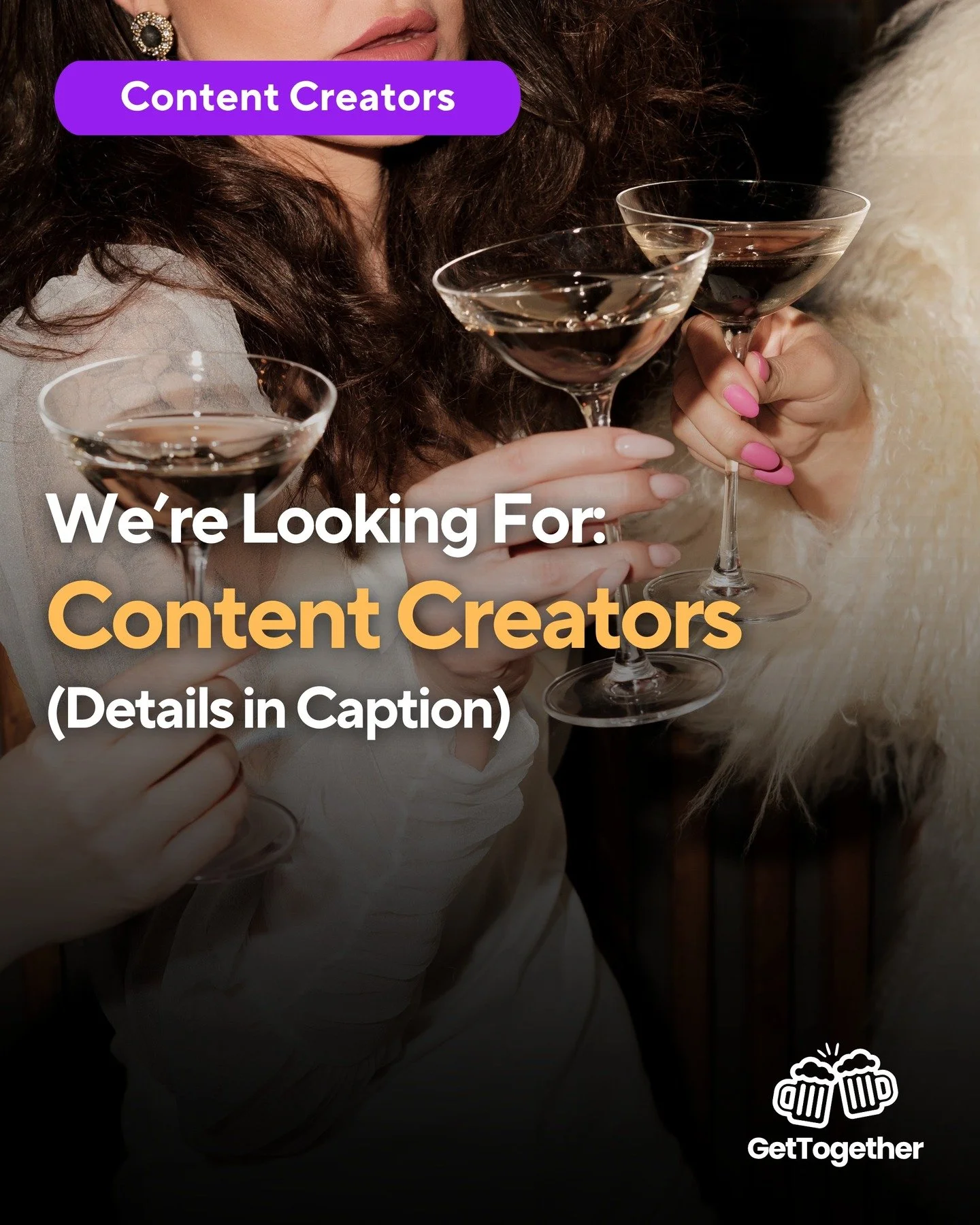 We&rsquo;re Looking for Students in Canterbury!

To create short promo videos for GetTogether &mdash; the app that helps people discover the best pubs, bars and clubs around town.

You&rsquo;ll film real nights out and events, then edit them into Tik