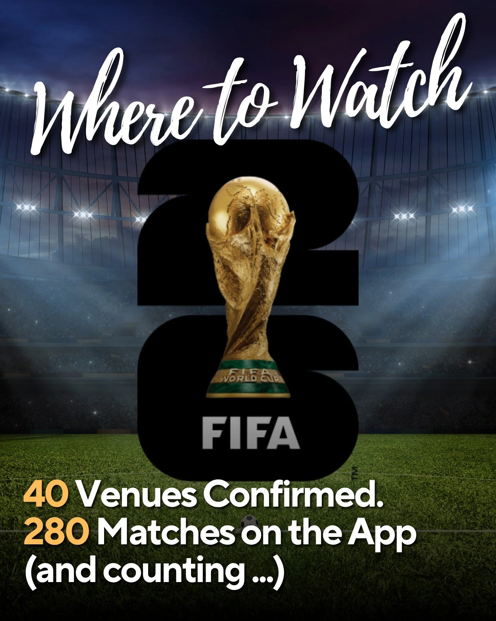 The World Cup is nearly here ⚽️🍻

We&rsquo;ve got 40 confirmed venues across Brighton, Richmond and Canterbury showing the games, with 280 fixtures currently listed on GetTogether &mdash; and plenty more to follow.

Whether you&rsquo;re after a big 