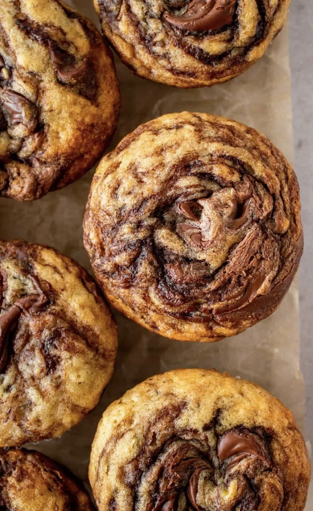 Banana Nutella Muffins (1/2 Dozen)