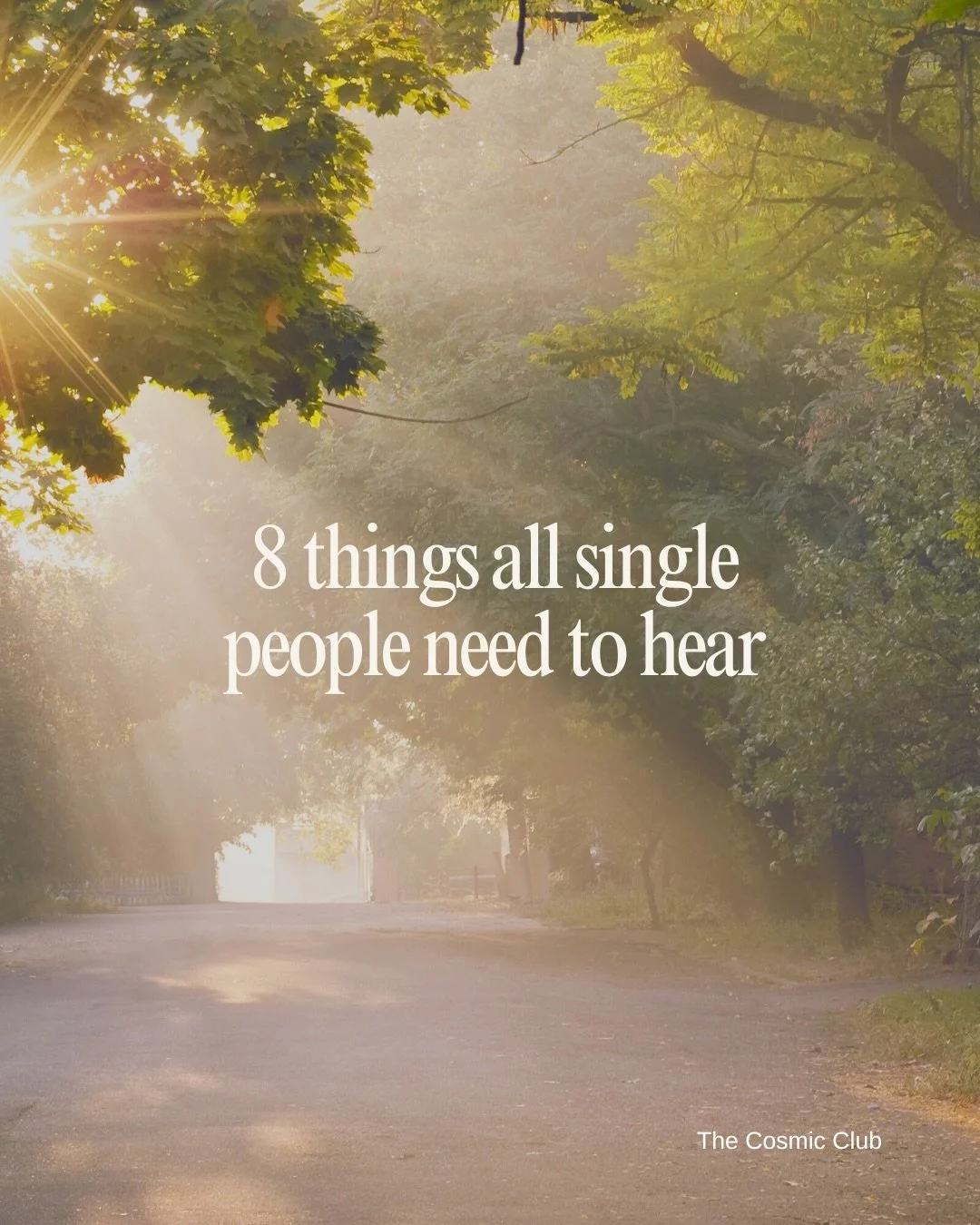 Being single isn&rsquo;t something to rush through.
It&rsquo;s where you learn what you will and won&rsquo;t accept.

It&rsquo;s where you stop chasing and start choosing.

Not everyone you feel something for is meant for you.
Not everyone who leaves