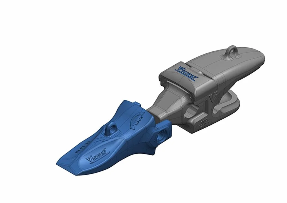 Sähkökäyttöinen rullaluistin tai vapaa-ajan laite, jossa on musta ja sininen väri ja lukitustarra.