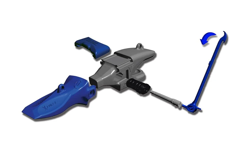 Cowboy-tyylinen leikkisä miekka ja haarniska, 3D-renderoitu moottori ja työkaluja.