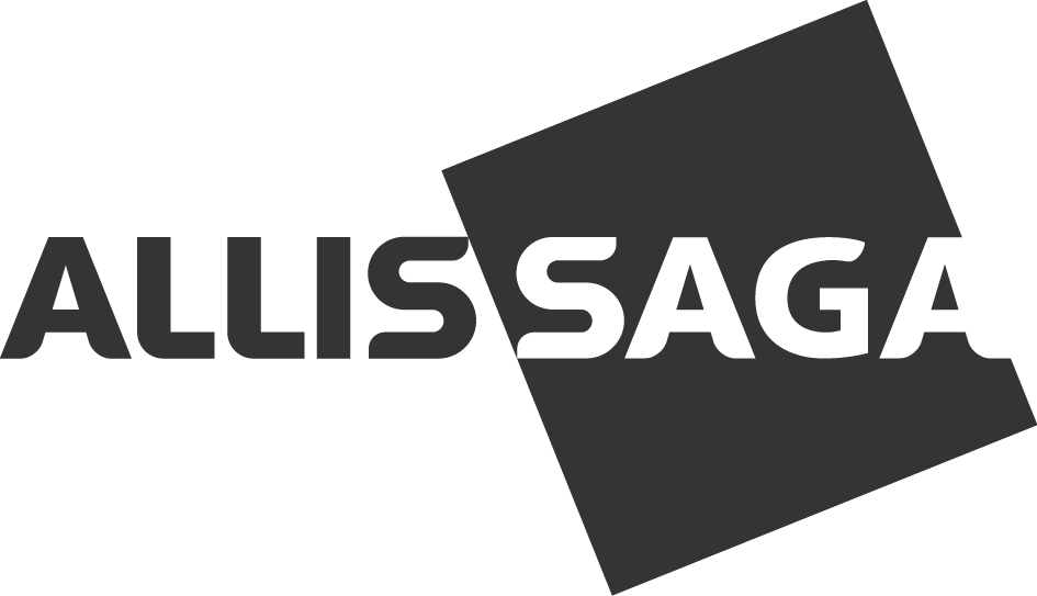 Tekstinä 'ALL ISSA' ja neljä harmaata neliötä.