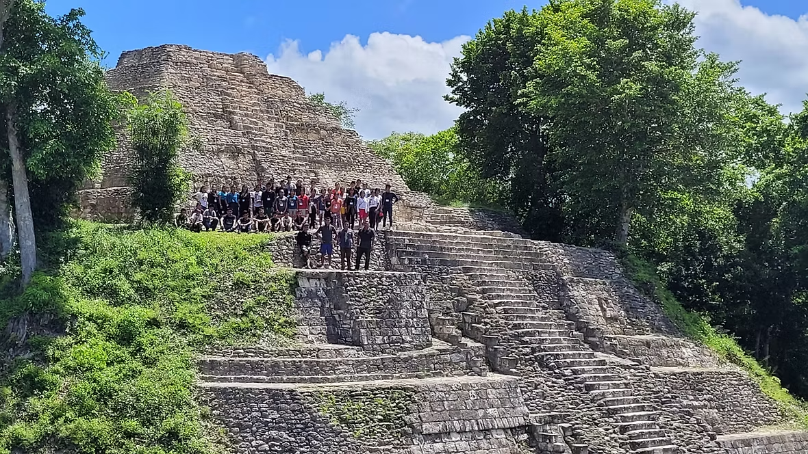 Maya Jaguar Students Explore Tikal