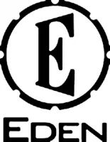 Eden logo with a large letter 'E' inside a circle, and the word 'EDEN' below.