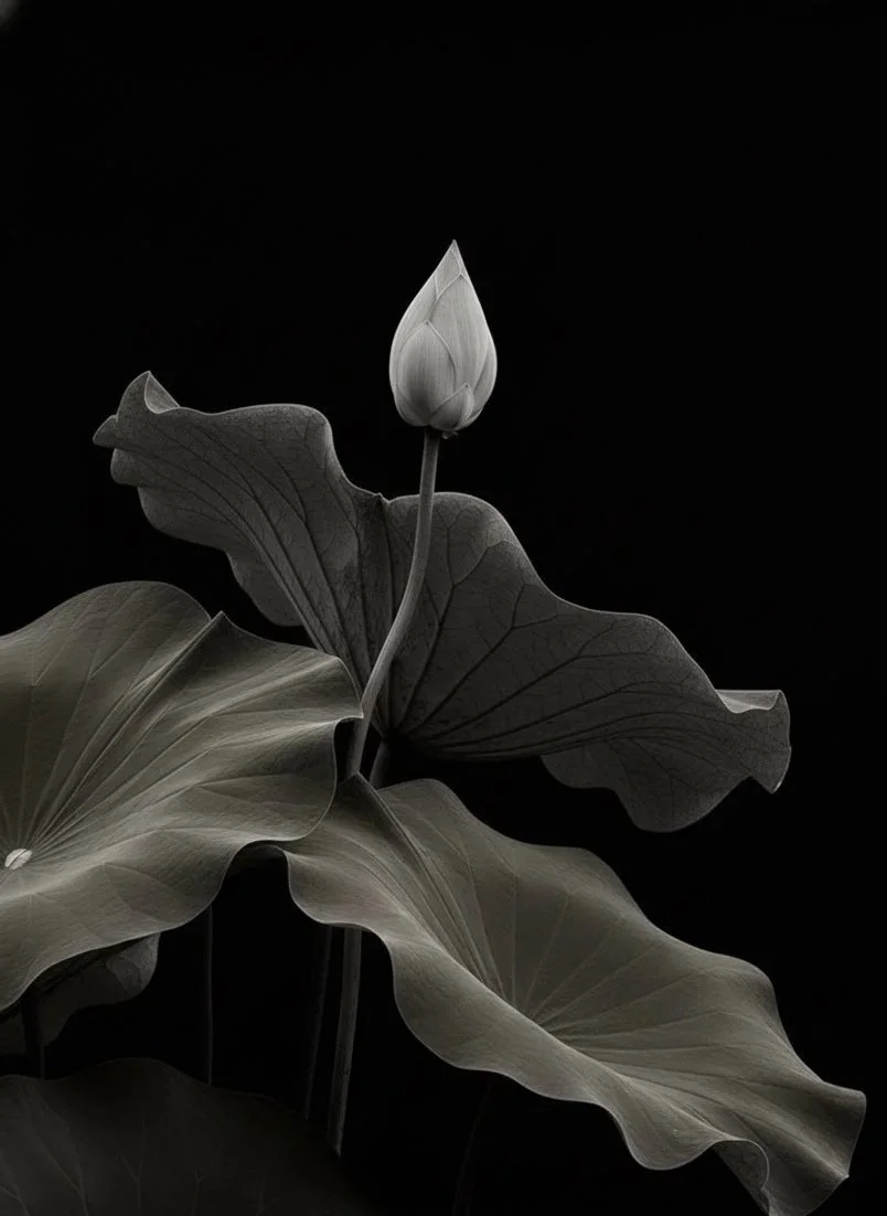 Pflanzenmotiv als Metapher für strategisches Wachstum und klare Ausrichtung