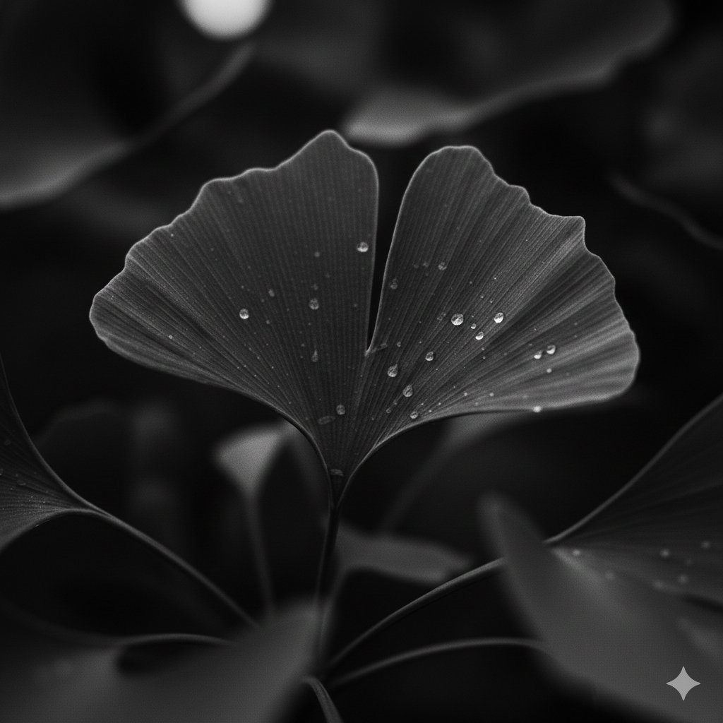 Reduzierte Pflanzenfotografie als Sinnbild für innere Ordnung