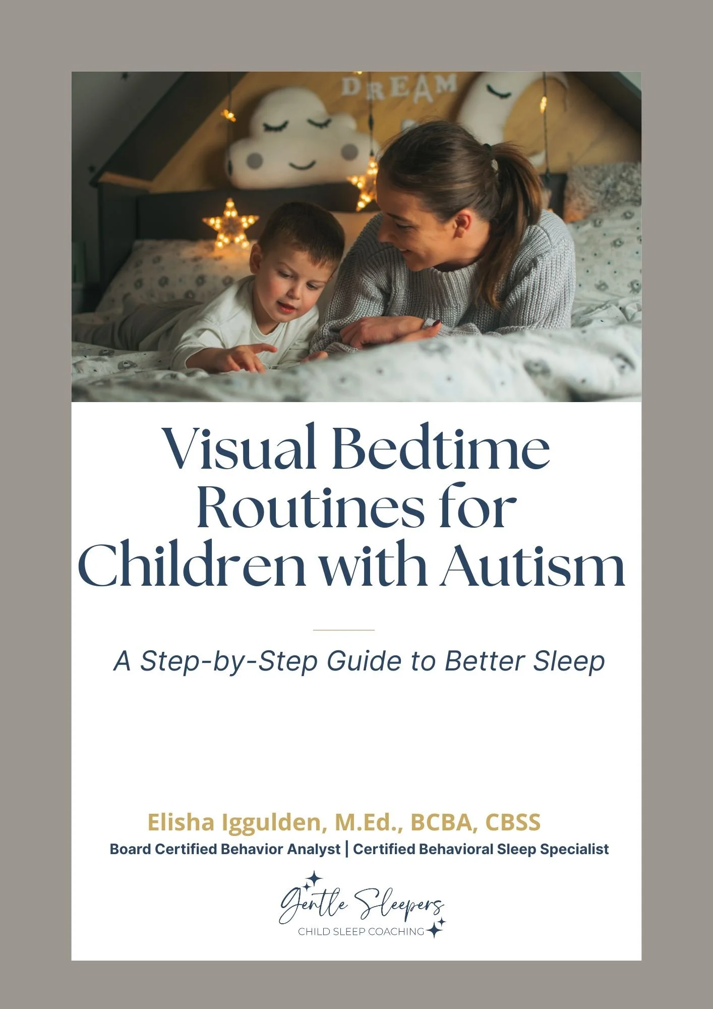 Visual Bedtime Routines for Children with Autism - Free downloadable sleep guide.