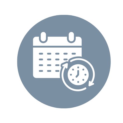 One week private consultation sleep package icon.