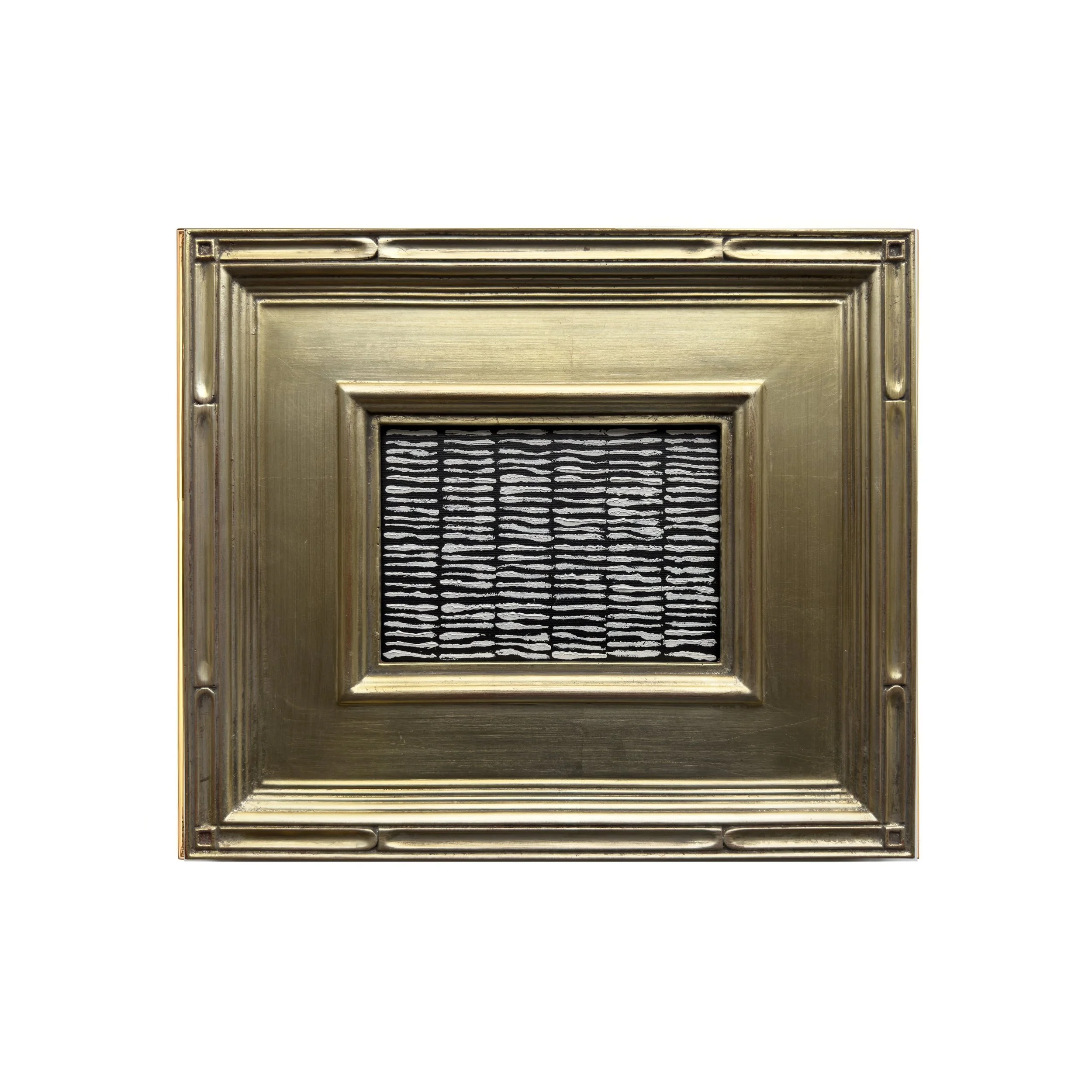 Brush Tips - Original Oil Painting in Silver Frame