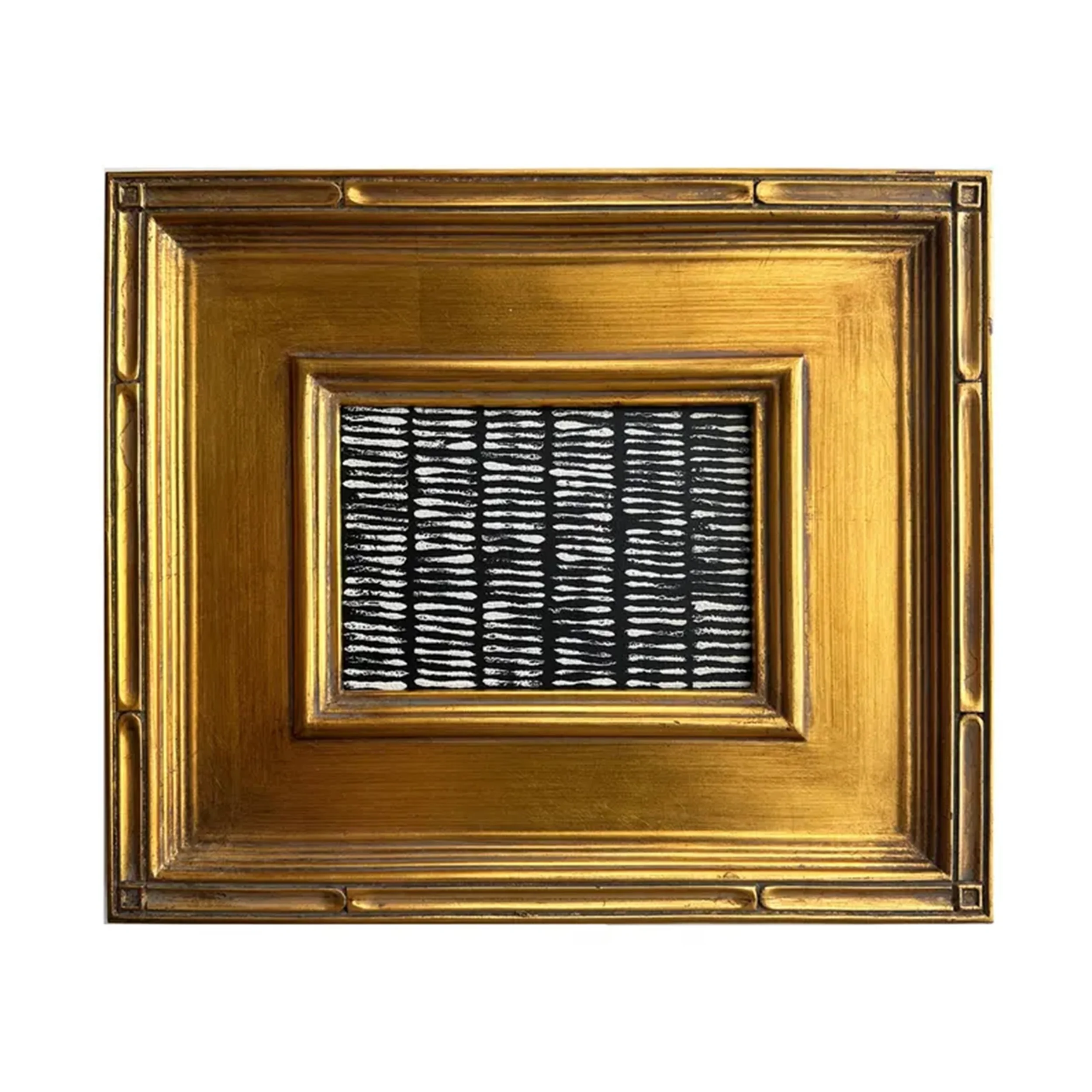 Brush Tips - Original Oil Painting in Gold Frame