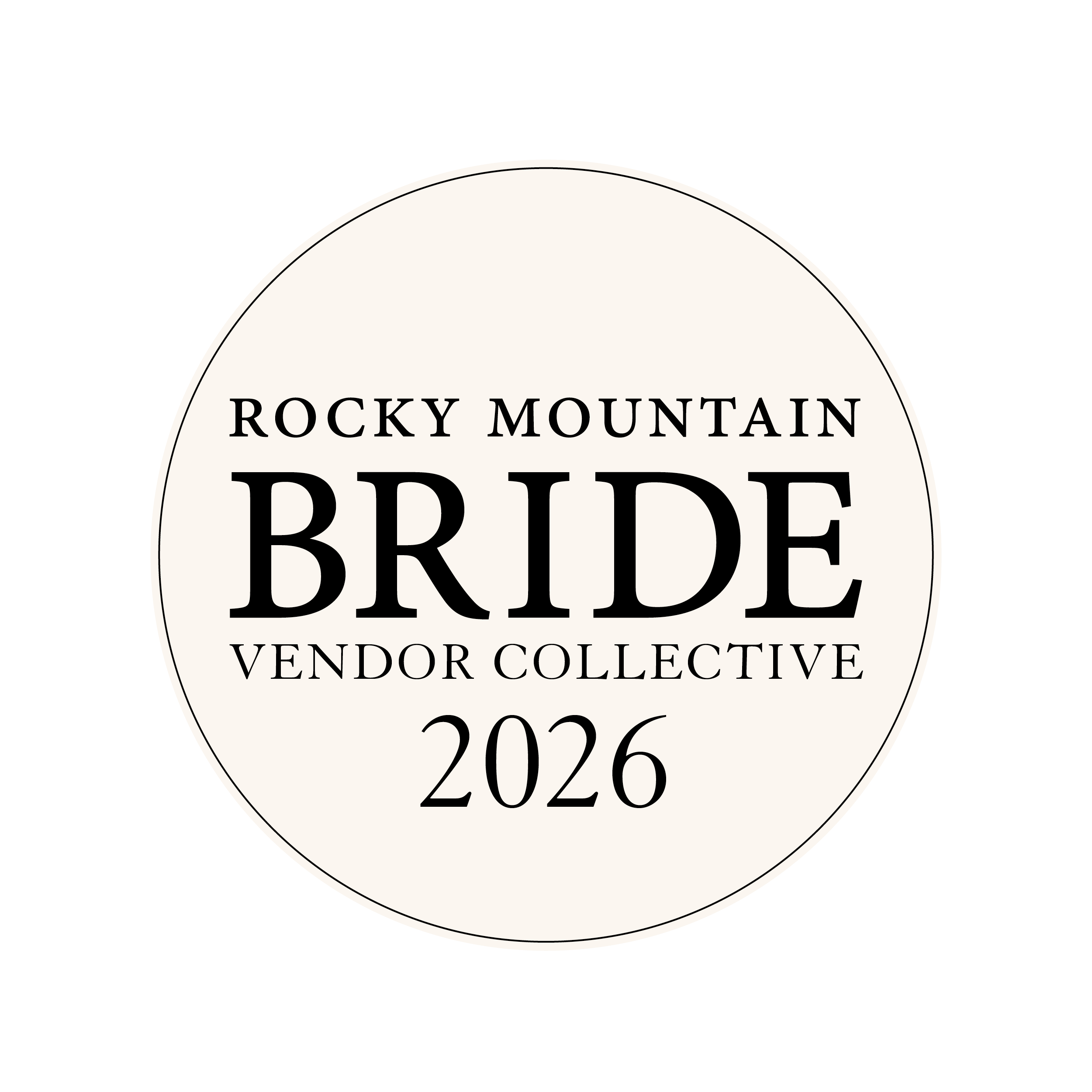 Rocky Mountain Bride Vendor Collective Badge