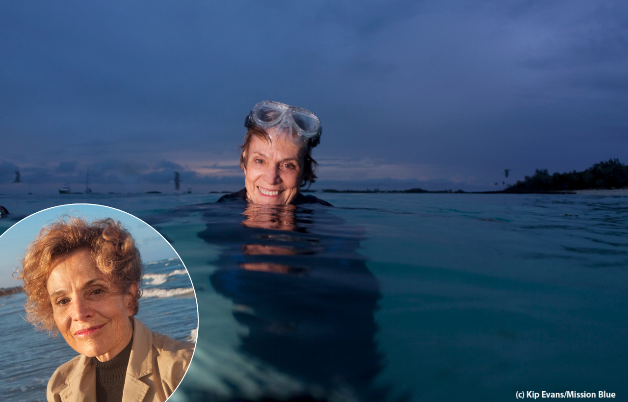 Oceanographer Dr. Sylvia Earle, whose keynote speaking topic focuses on marine protection, Hope Spots, and saving the global ocean.