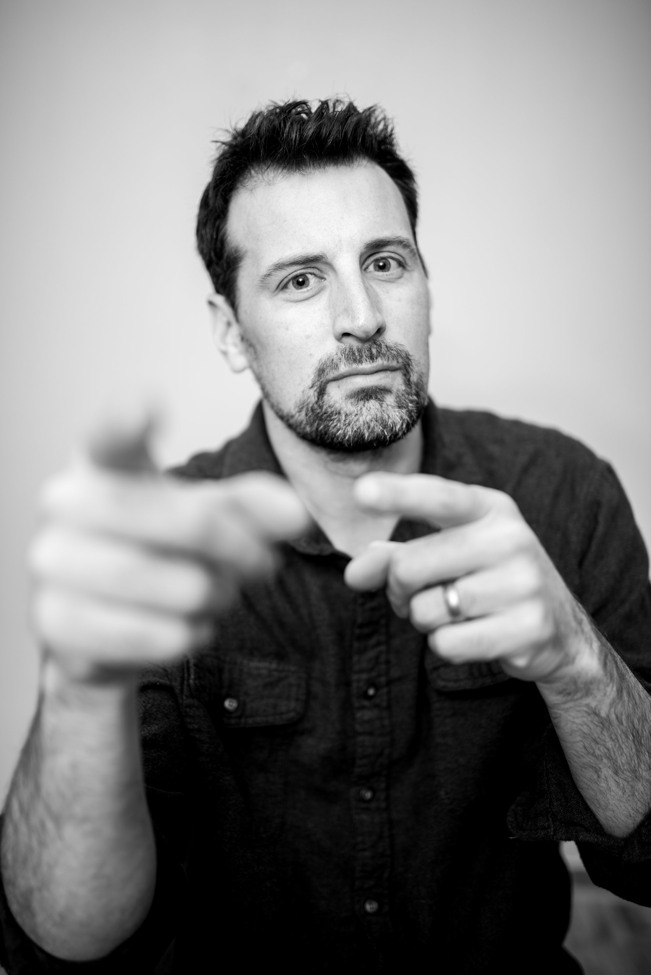 Geoff Rhodes, Director of Fun and award-winning event designer, known for creating energizing live experiences and dynamic emcee work