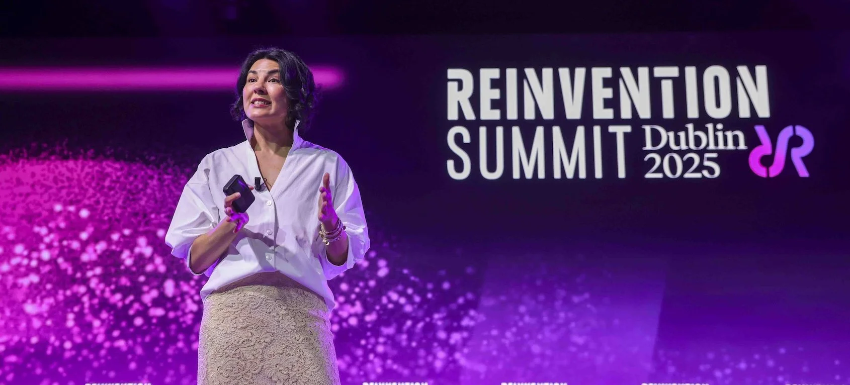 Keynote talk topic focused on reinvention.