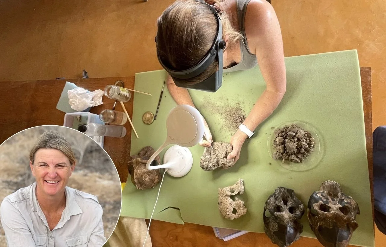 Louise Leakey keynote speaking topic on human evolution, Homo sapiens survival, and paleoanthropological discoveries shaping our understanding of human origins