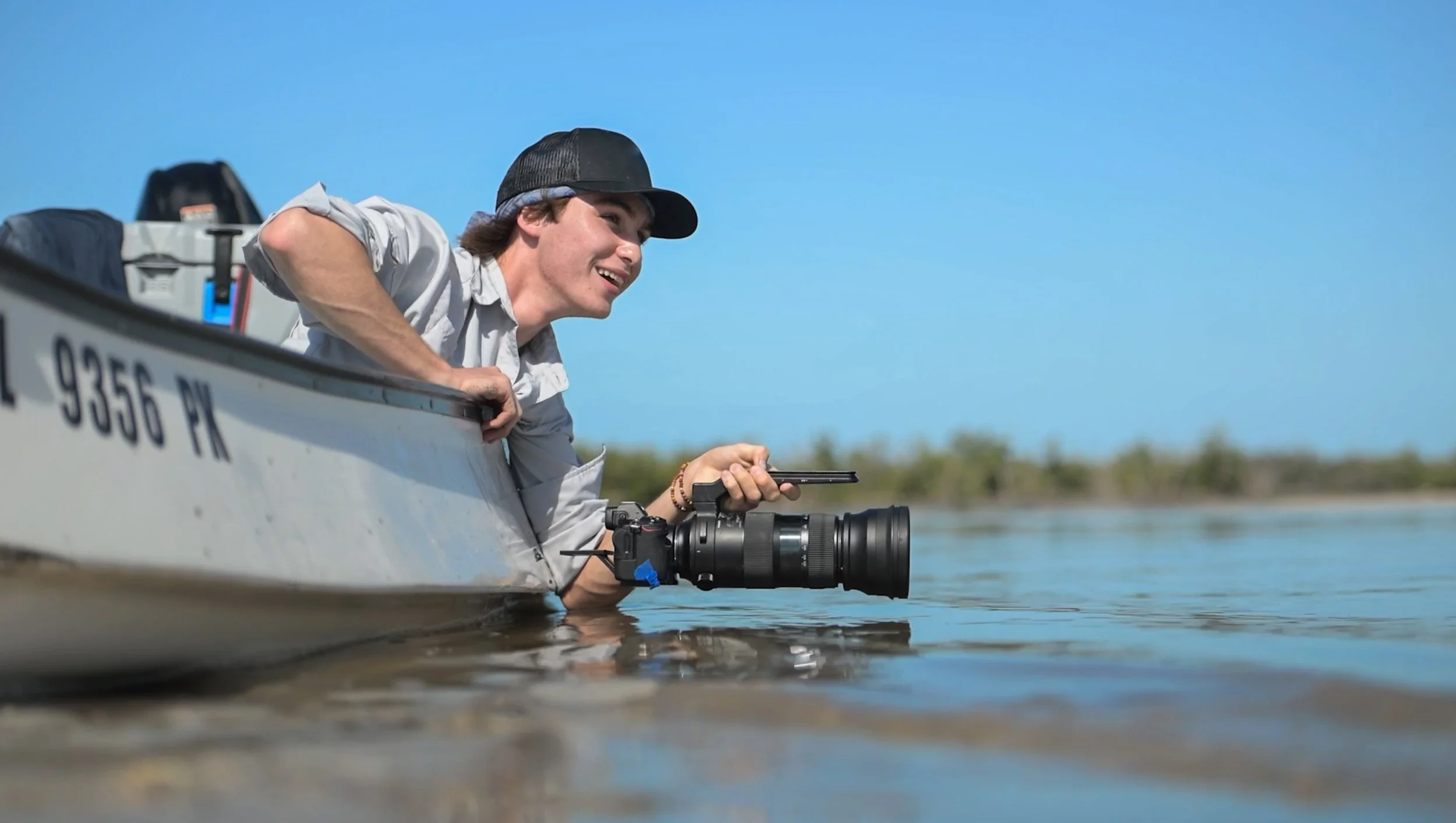 Conservation filmmaking keynote presentation by Luca Martinez on navigating the future, Everglades protection, exploration, and preserving nature
