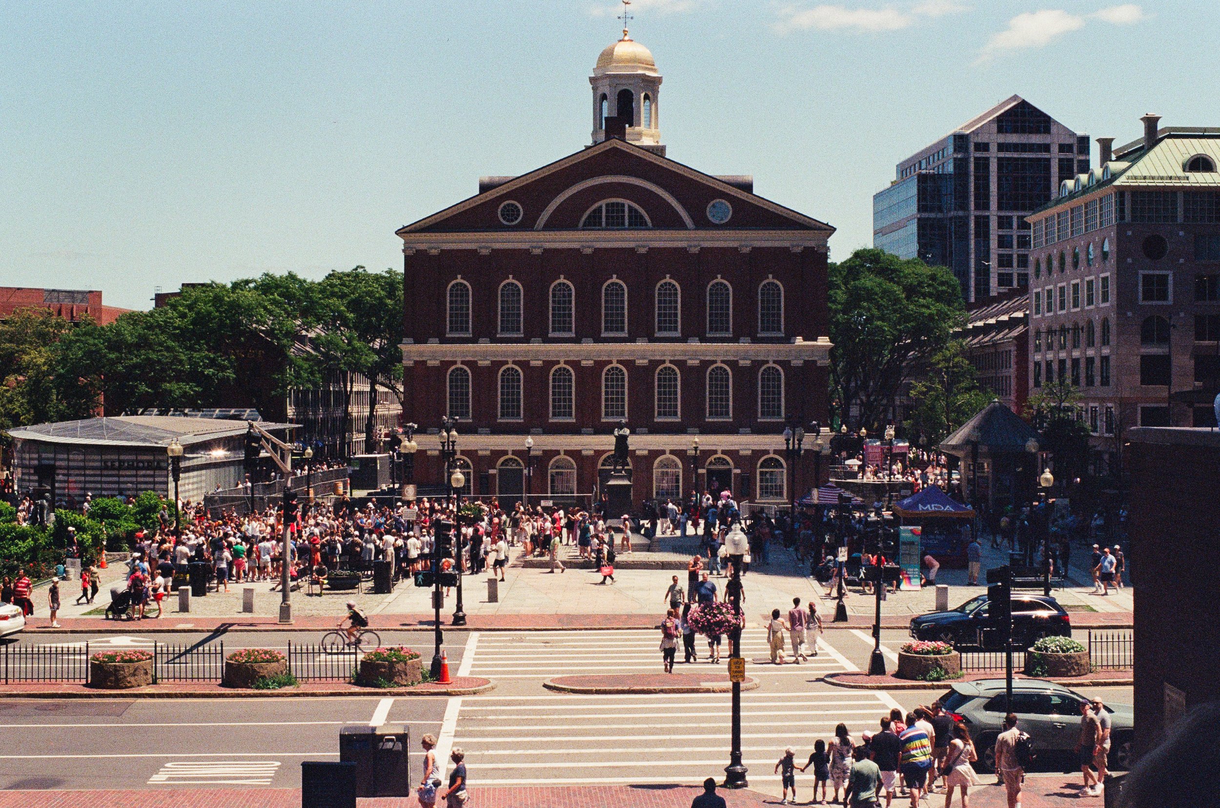 Faneuil Hall with a Crowd