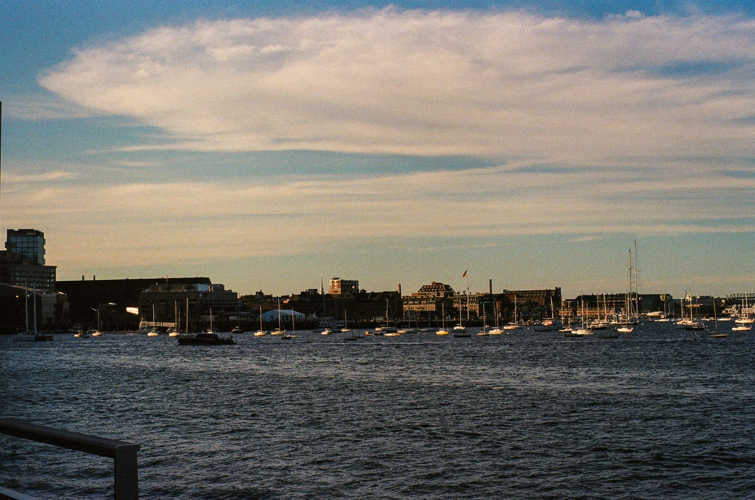 Boston Harbor with Boats