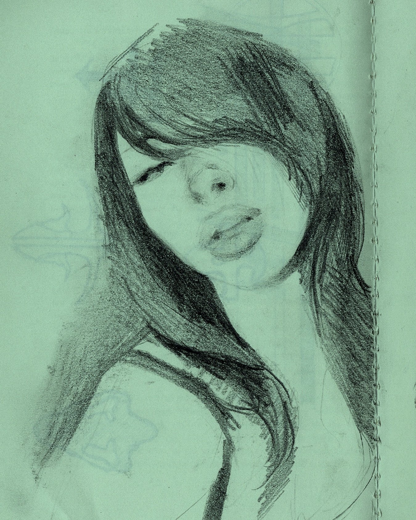 do I draw anything besides baddies and letters.. 🫣 no
#graphite#dailydrawing