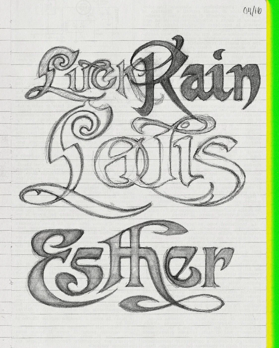 straight from JM Bergling&rsquo;s book of lettering 🖤 such a legend