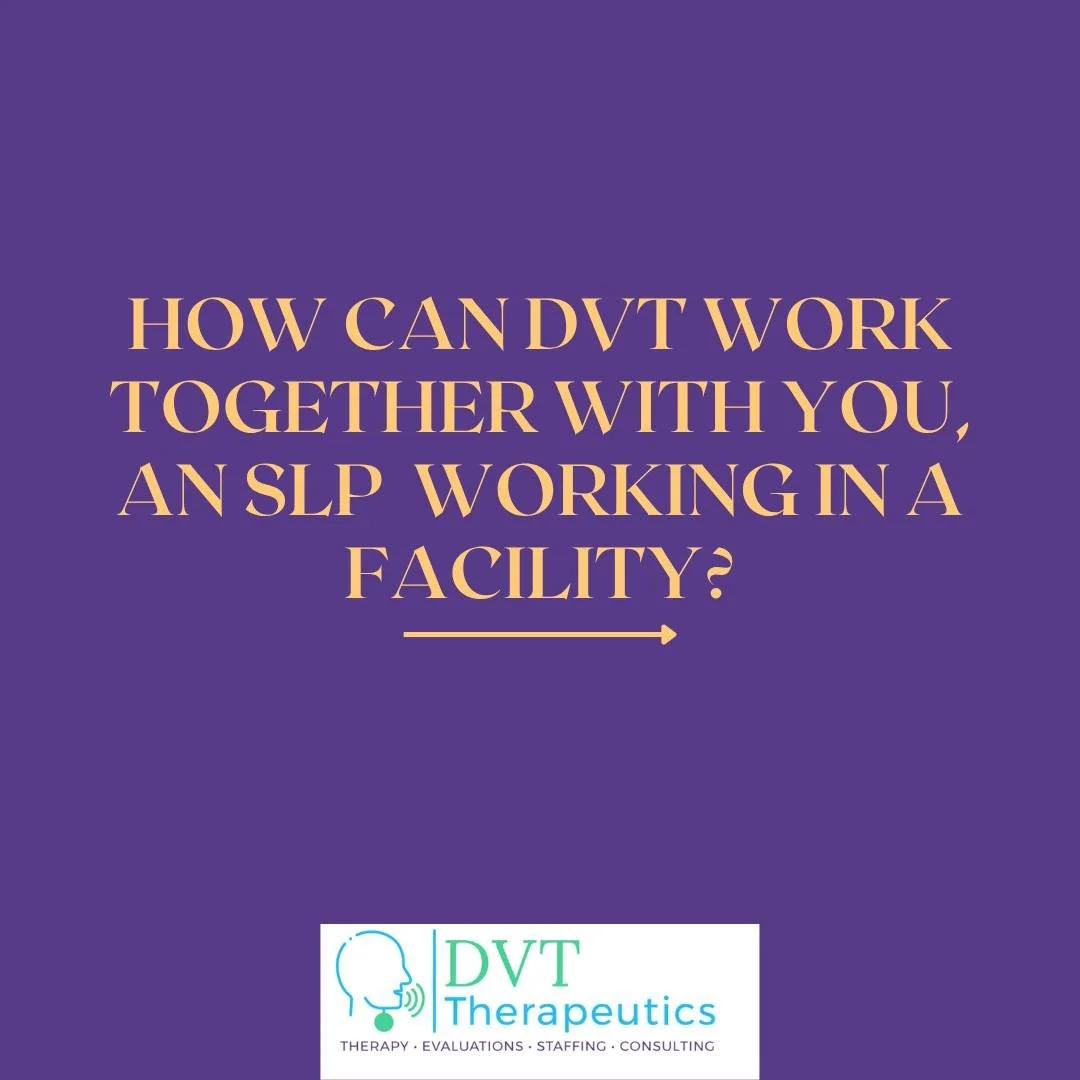 We want to work alongside facility and home health SLPs to provide an instrumental assessment for their current patients then COLLABORATE on an individualized treatment plan. We are on the same team! 

We offer mobile FEES where we can meet you and y