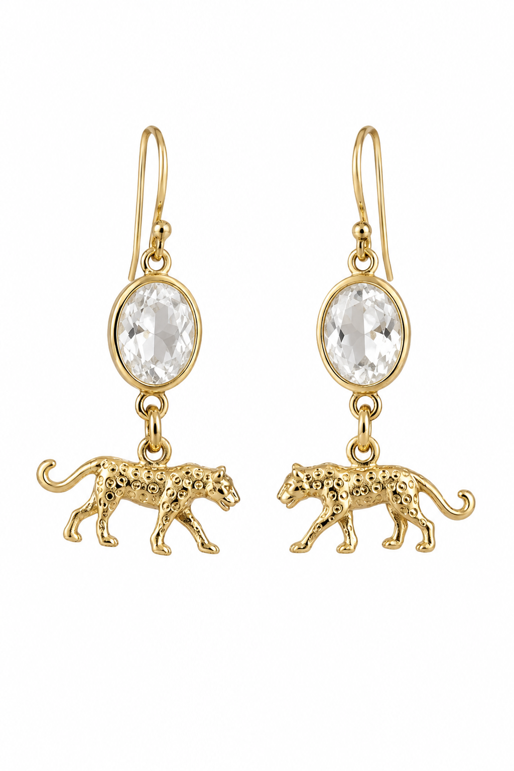 Gilded Familiar Earrings