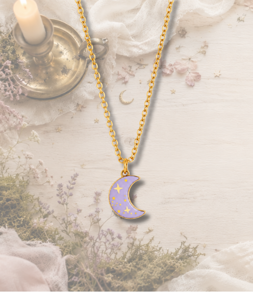 Lavender Moon Necklace