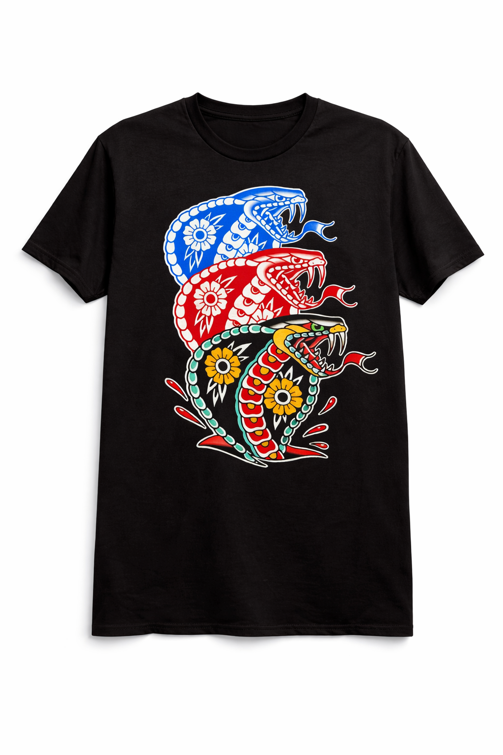 Snake Tattoo Shirt | Traditional Flash Tee – 1912 Tattoo Apparel