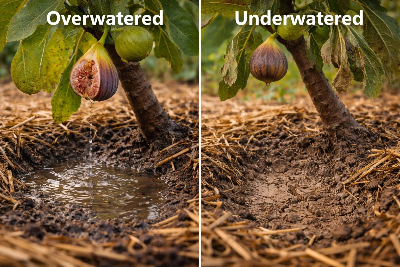 Overwatering vs Underwatering: How to Tell the Difference in Fig Trees