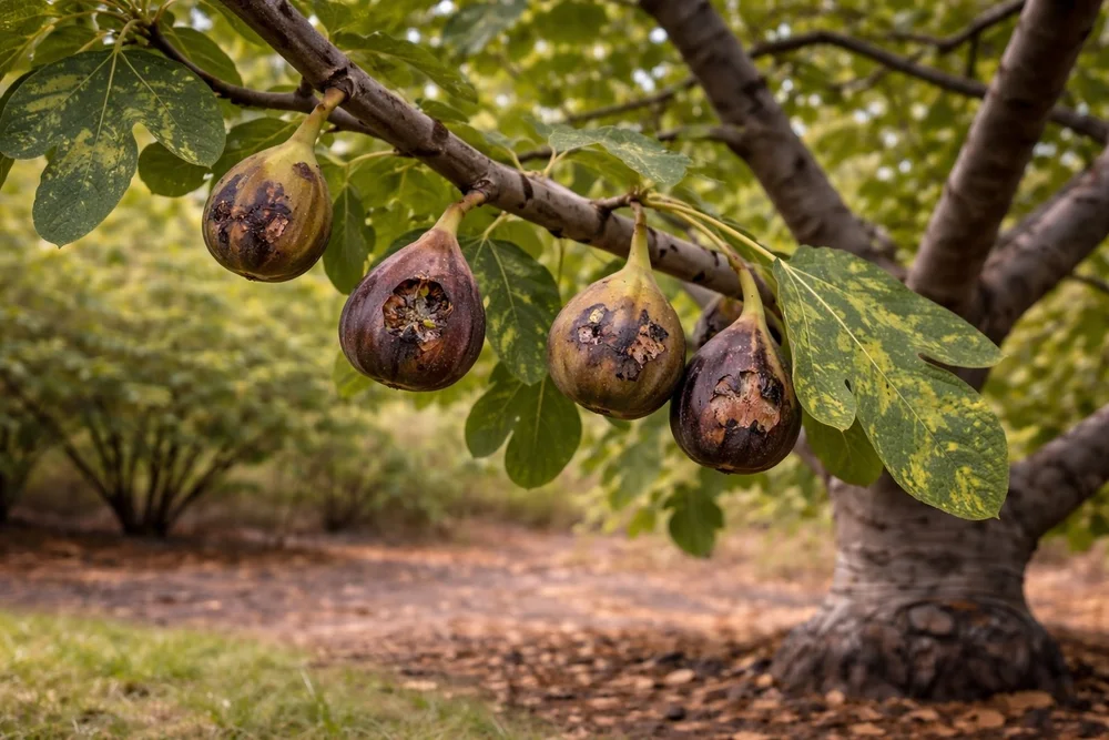 Fungal Issues vs Environmental Stress in Fig Trees — Giles County Figs