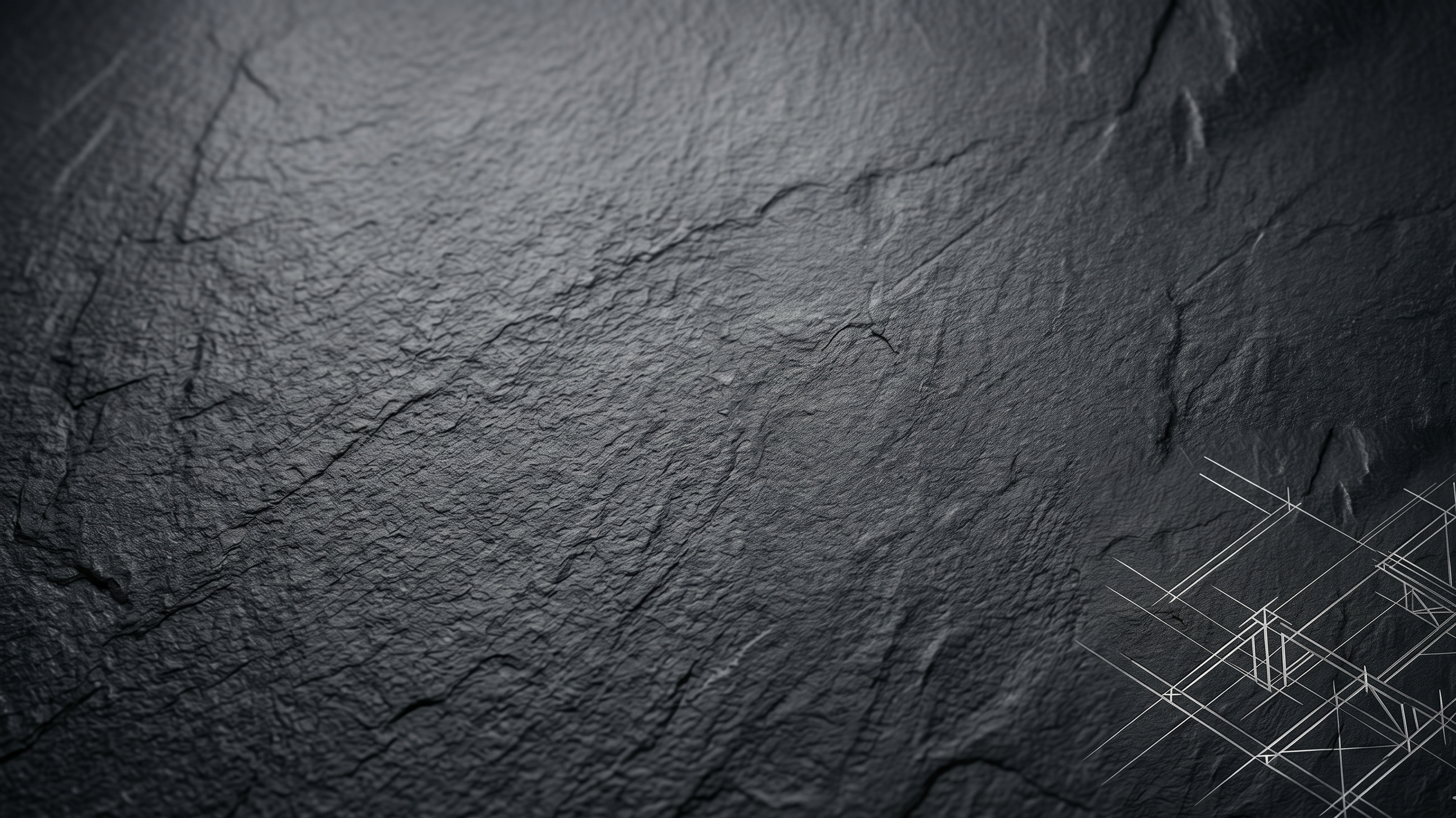 Spiritspective - Dark Concrete Texture with Blueprint Lines - Premium Executive Spiritual Consulting Background