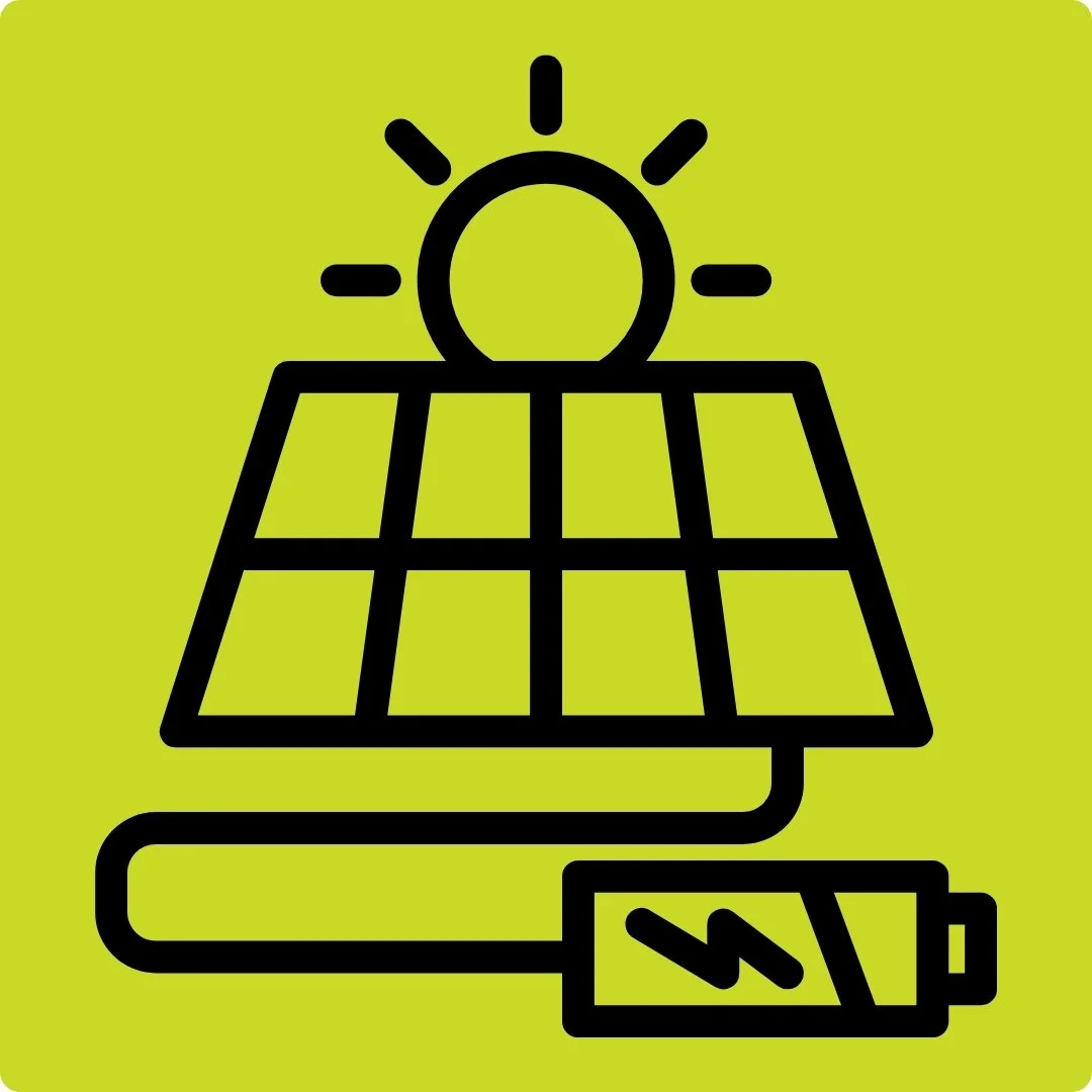 Icon of a solar panel